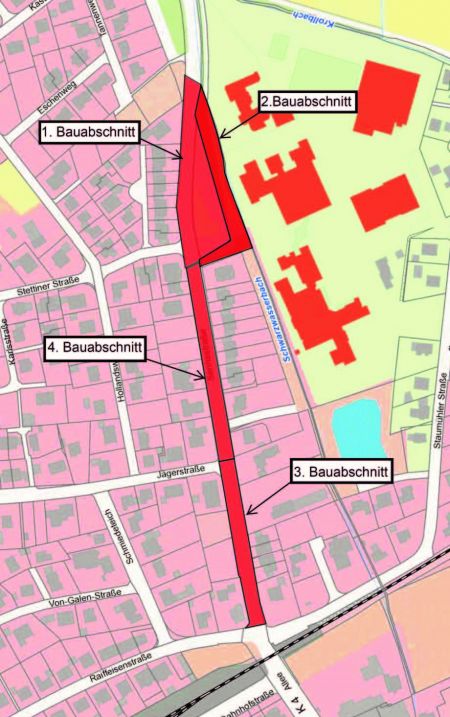 Vier Bauprojekte in einem - Gemeinde Hövelhof und der Kreis Paderborn bauen Sennestaße gemeinsam aus